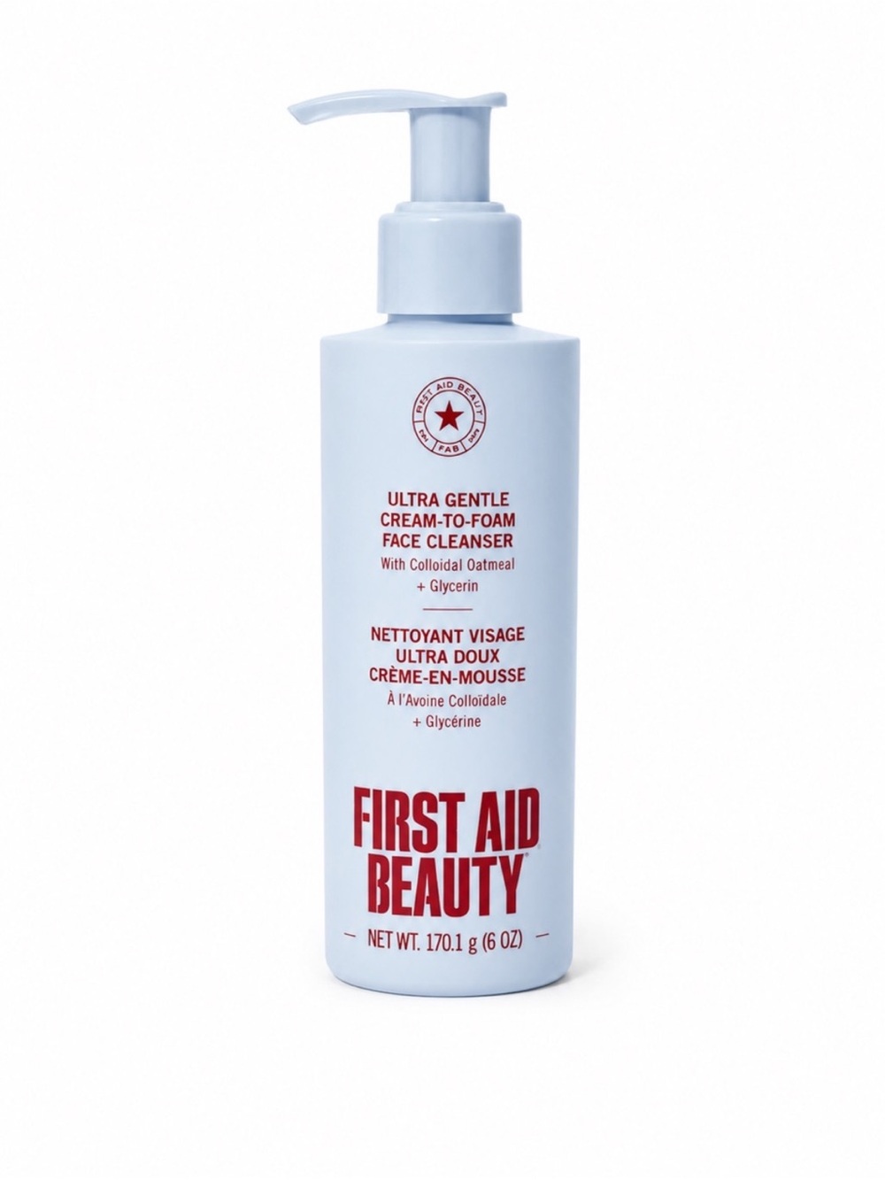 First Aid Beauty Ultra Gentle Cream-to-Foam Face Cleanser - NEW